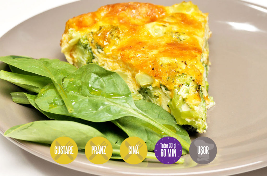 quiche cu broccoli