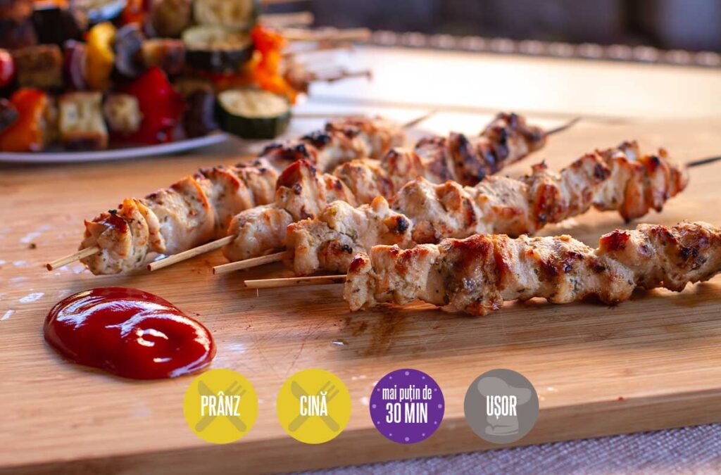 Frigărui de pui - souvlaki